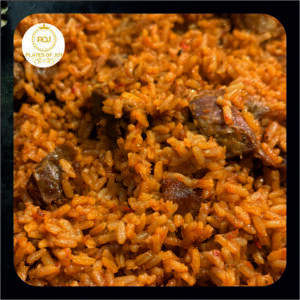Half Tray of Jollof Rice